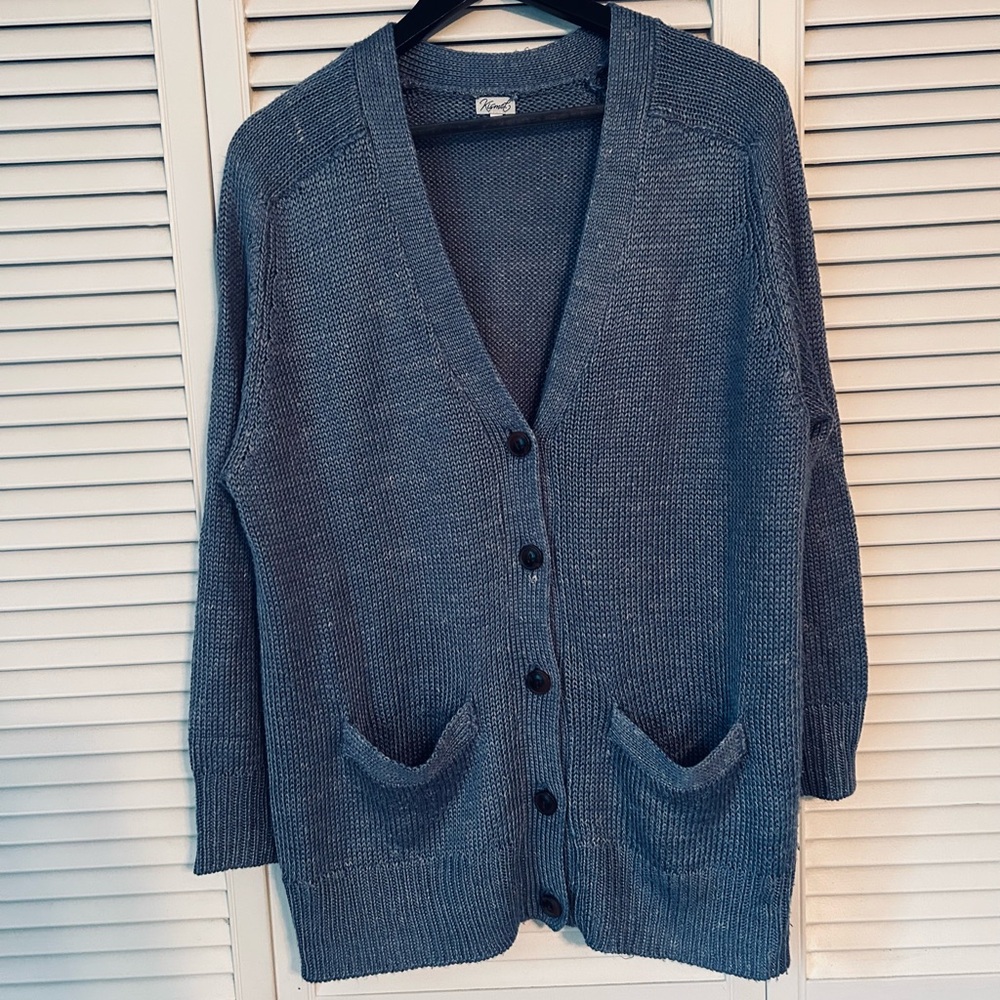 Kismet Blue Cardigan Sweater